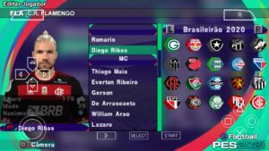 Leia mais sobre o artigo EFOOTBALL PES 2021 PPSSPP COM CÂMERA DE PS4 ATUALIZADO