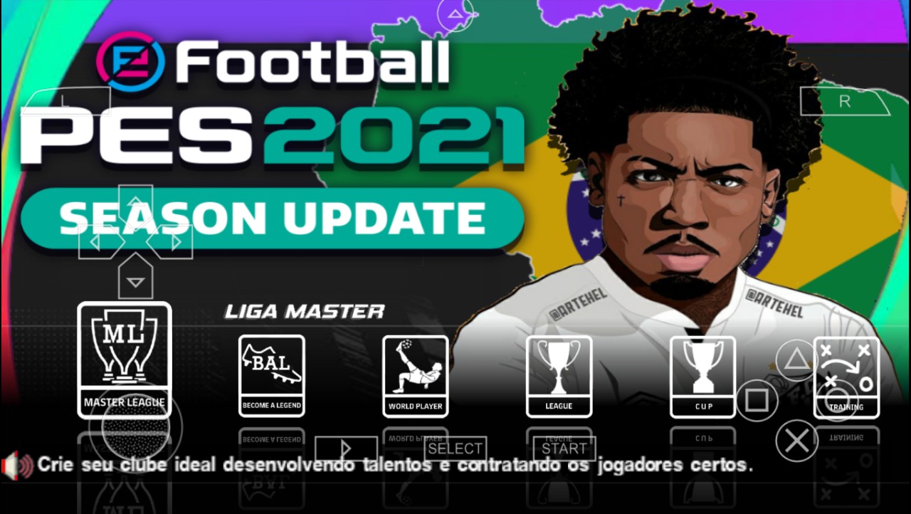 Você está visualizando atualmente NOVO PES 2021 PPSSPP EUROBRASA ATUALIZADO PARA ANDROID