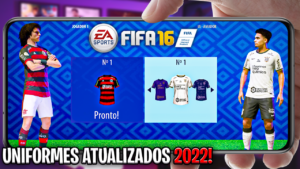 Leia mais sobre o artigo CONFIRA A NOVA ATUALIZAÇÃO DO FIFA 16 MOBILE OFFLINE COM MENU 2023/ UNIFORMES ATUALIZADOS