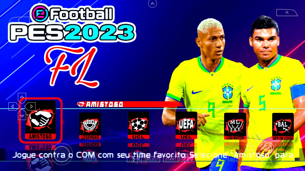 Você está visualizando atualmente LANÇOU A NOVA ATUALIZAÇÃO DO PRO EVOLUTION SOCCER 2023 FL GAMES PARA CELULARES ANDROID/ PSP