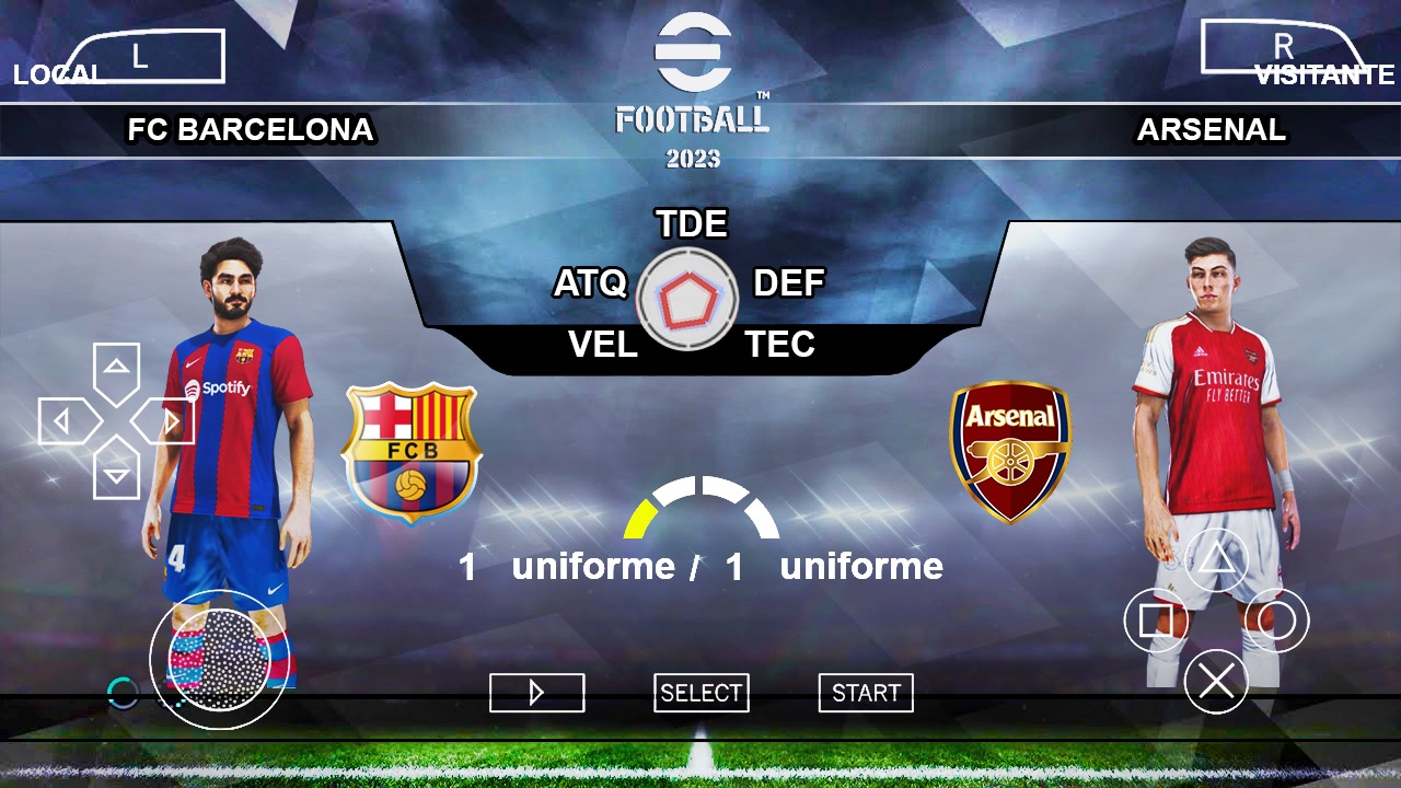 Você está visualizando atualmente LANÇOU A NOVA ATUALIZAÇÃO DO EFOOTBALL 2023 PARA CELULARES ANDROID/ PSP