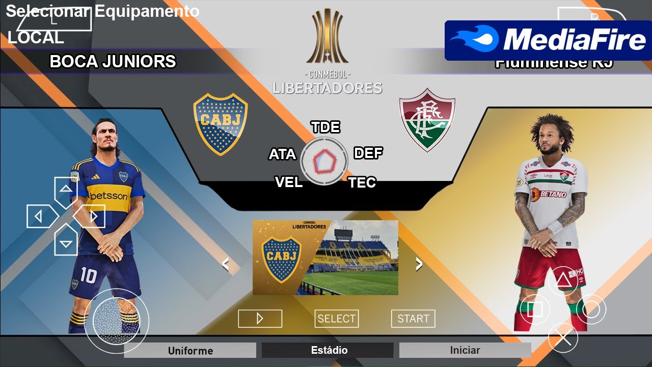 Você está visualizando atualmente NOVO PES 2024 LIBERTADORES PPSSPP COM COPA DO BRASIL CAMERA PS4